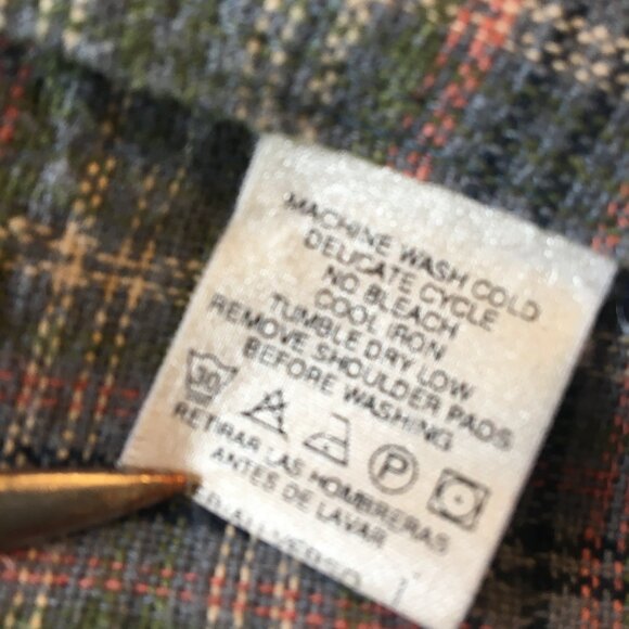 Plaid Blazer in Blue and Gray - Picture 16 of 16